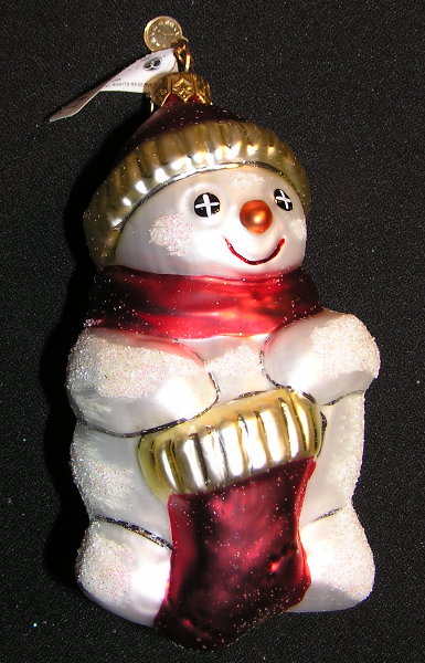 Retired Christmas Ornaments, Unique Christmas Ornaments, Mercury (a) (b) Department 56 Glass Ornament: Frosty Snowmen - Retired Christmas Ornaments, Unique Christmas Ornaments, Mercury